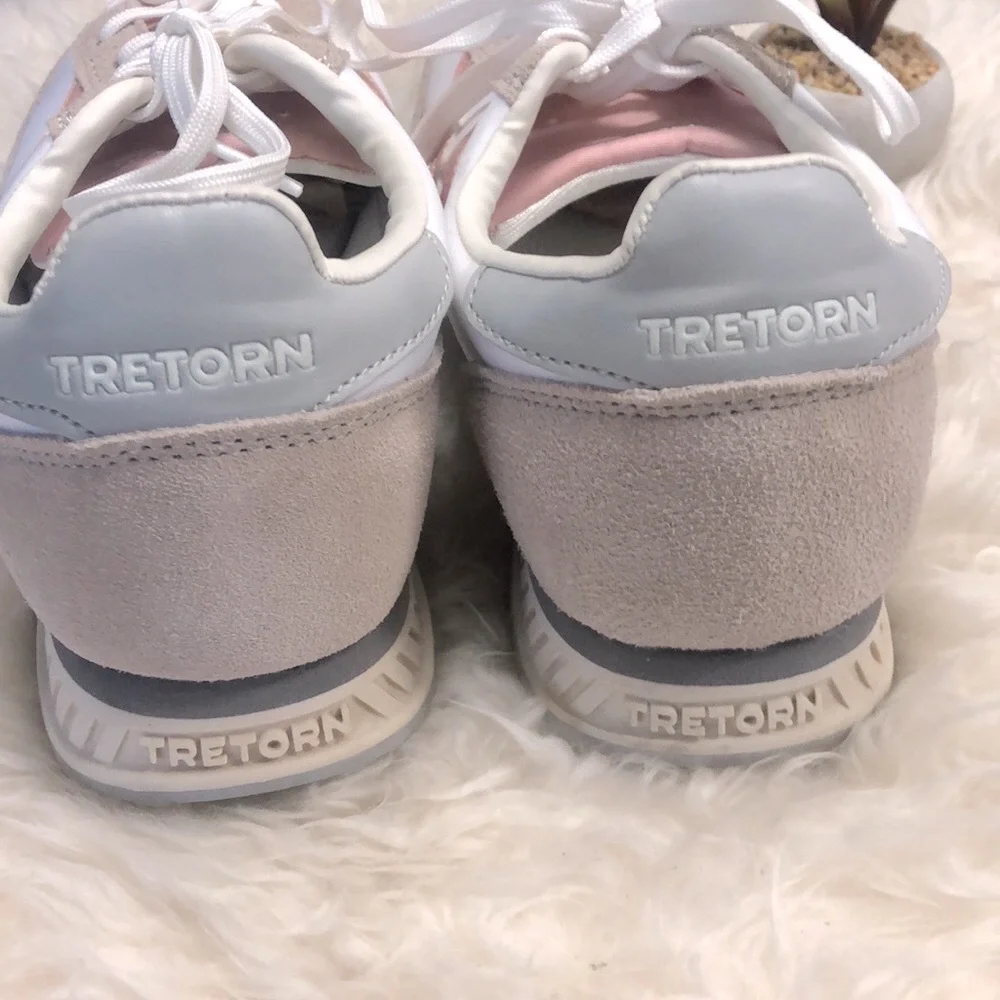 TRETORN Rawlins 2.0 Leather/Fabric Sneakers 9M EUC